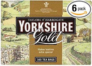 Taylors of Harrogate Yorkshire Gold, 160 Teabags (Pack of 6)
