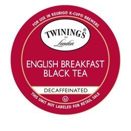 TWININGS ENGLISH BREAKFAST BLACK TEA DECAF K-CUPS 96 COUNT