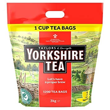 Taylors of Harrogate Yorkshire Tea Bags 1200 Catering Bulk Pack