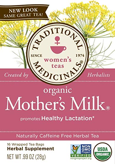 Traditional Medicinals Organic Mother's Milk New Mega Size Package 16-Count (Pack-of-12)
