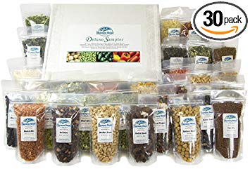 Harmony House Foods Deluxe Sampler (30 Count, ZIP Pouches) for Cooking, Camping,...