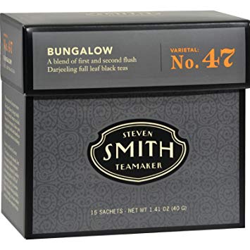2 Packs of Smith Teamaker Black Tea - Bungalow - 15 Bags
