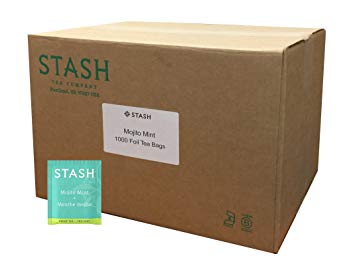 Stash Tea Mojito Mint Green Tea, 1000 Tea Bags in 7.21 Pound Box