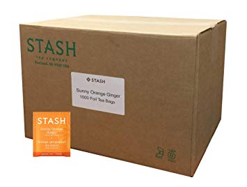 Stash Tea Sunny Orange Ginger Herbal Tea 1000 Count (Packaging May Vary)