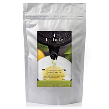 Tea Forte Organic Green Tea JASMINE GREEN (One Pound Refill)