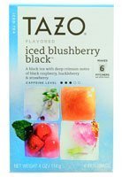 Tazo Herbal Iced Tea Black Blushberry -- 6 Tea Bags by TAZO