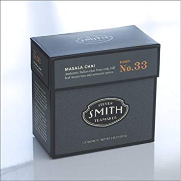 Smith Teamaker Tea - Masala Chai - Case of 6 - 15 Bags