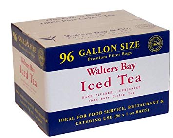100% Pure Ceylon Gallon-sized Iced Tea Filter Packs - 96 Count Case