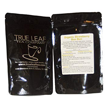 True Leaf Tea Organic Strawberry Bon Bon Tea 1 LB