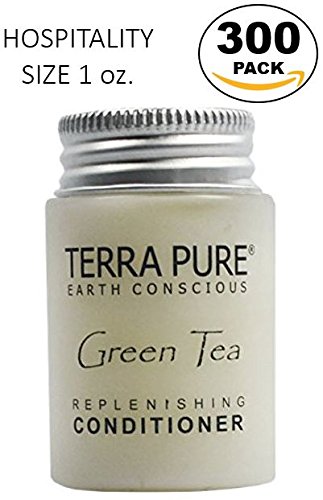 Terra Pure Green Tea Conditioner, 1 oz. In Jam Jar With Organic Honey And Aloe Vera (Case of 300)