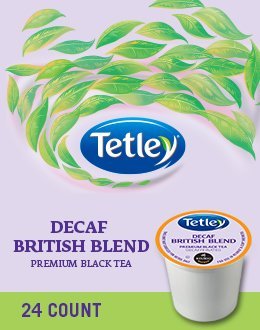 Tetley British Decaf Blend Premium Black Tea 96 K Cups