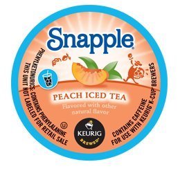 SNAPPLE PEACH ICED TEA K CUP 88 COUNT