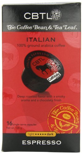 CBTL Italian Espresso Capsules, 16 count (Pack of 6)