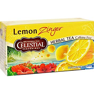 Celestial Seasonings Herb Tea Lemon Zinger 20 Bags (Pack of 18)