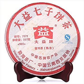 2012 Yunnan Puer Tea Big Profit 7572 Ripe Tea Liquor Color Red Make Sweet Fragrance Free Shipping