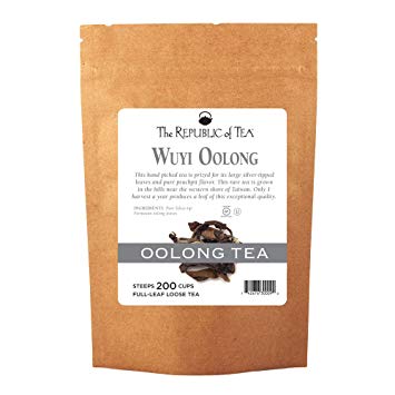 The Republic Of Tea Wuyi Oolong Full-Leaf Black Tea, .75 Pounds / 200 Cups