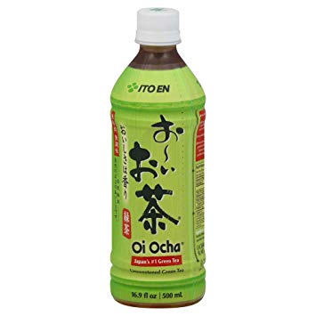 Ito En Tea Beverage, Unsweetened Oi Ocha Green, 16.9 Ounce Bottles (48 pack)