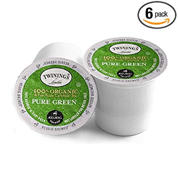 Twinings Organic Pure Green Keurig 2.0 K-Cup Pack, 72 Count