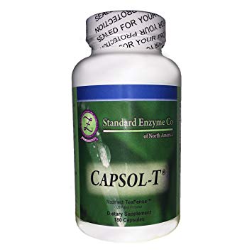 CAPSOL-T - Food Based Supplement - Made with Decaffeinated Green Tea and Red Chili Pepper...