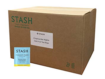 Stash Tea Chamomile Nights Herbal Tea, 1000 Tea Bags 6.3 Pound Box