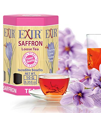 Exir Finest Quality Saffron Teas Organic 10-grams (.353-oz) Fresh Crop