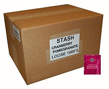 Stash Tea Cranberry Pomegranate Herbal Tea, 1000 Tea Bags in 7.89 Pound Box