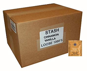 Stash Tea Cinnamon Vanilla Herbal Tea, 1000 Tea Bags in 7.67 Pound Box