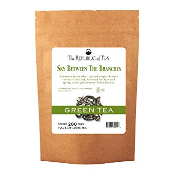 The Republic Of Tea Sky Between The Branches Green Full-Leaf Tea, 1 Pound / 200 Cups