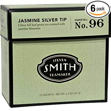 Smith Teamaker Bagged Jasmine Silver Top Green Tea Beverage