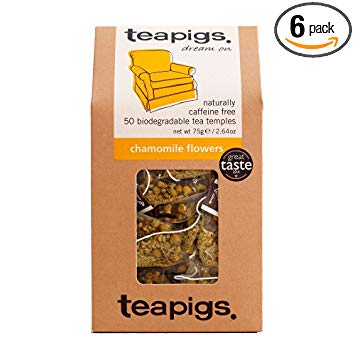 Teapigs Chamomile Flowers Tea 50 Temples x (6 Pack) (=Total 300 Bags)
