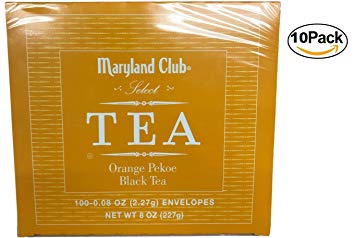 Maryland Club Select Orange Pekoe Black Tea, 100 Count Tea Bags