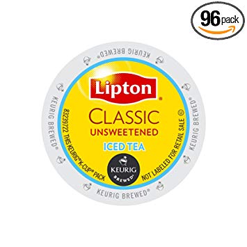 Lipton Classic Unsweetened Iced Tea K-cups 96ct