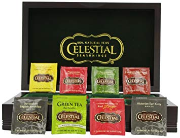 Celestial Seasonings Wooden Chest with Tea, 64 Count