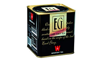 Wissotzky Earl Grey Tea. Loose Tea Leaves in a Tin Box [Pack of 6 Tins]