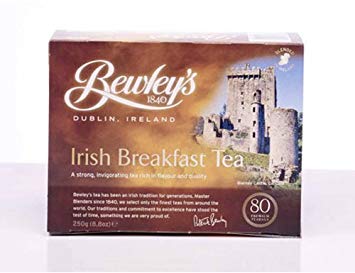 BewleyS Irish Breakfast Tea 250 G 80 Tea Bags (Pack of 6) by Bewley's