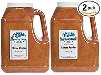 Harmony House Foods, Dehydrated Tomato Powder (80 oz, Gallon Size Jug) - Set of 2