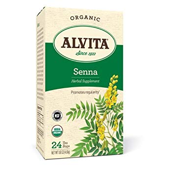 Bulk Saver Pack 12x24 BAG : Alvita Teas Organic Herbal Tea Bags - Senna Leaf