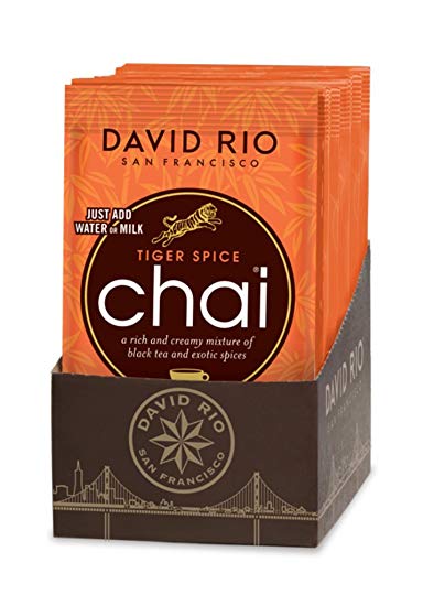 David Rio Chai Tea Single Serve Packets, Tiger Spice, 48 Count
