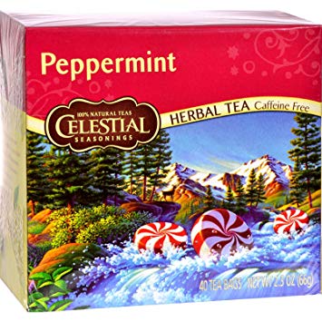 Celestial Seasonings Herb Tea Peppermint 40 bag ( Value Bulk Multi-pack)